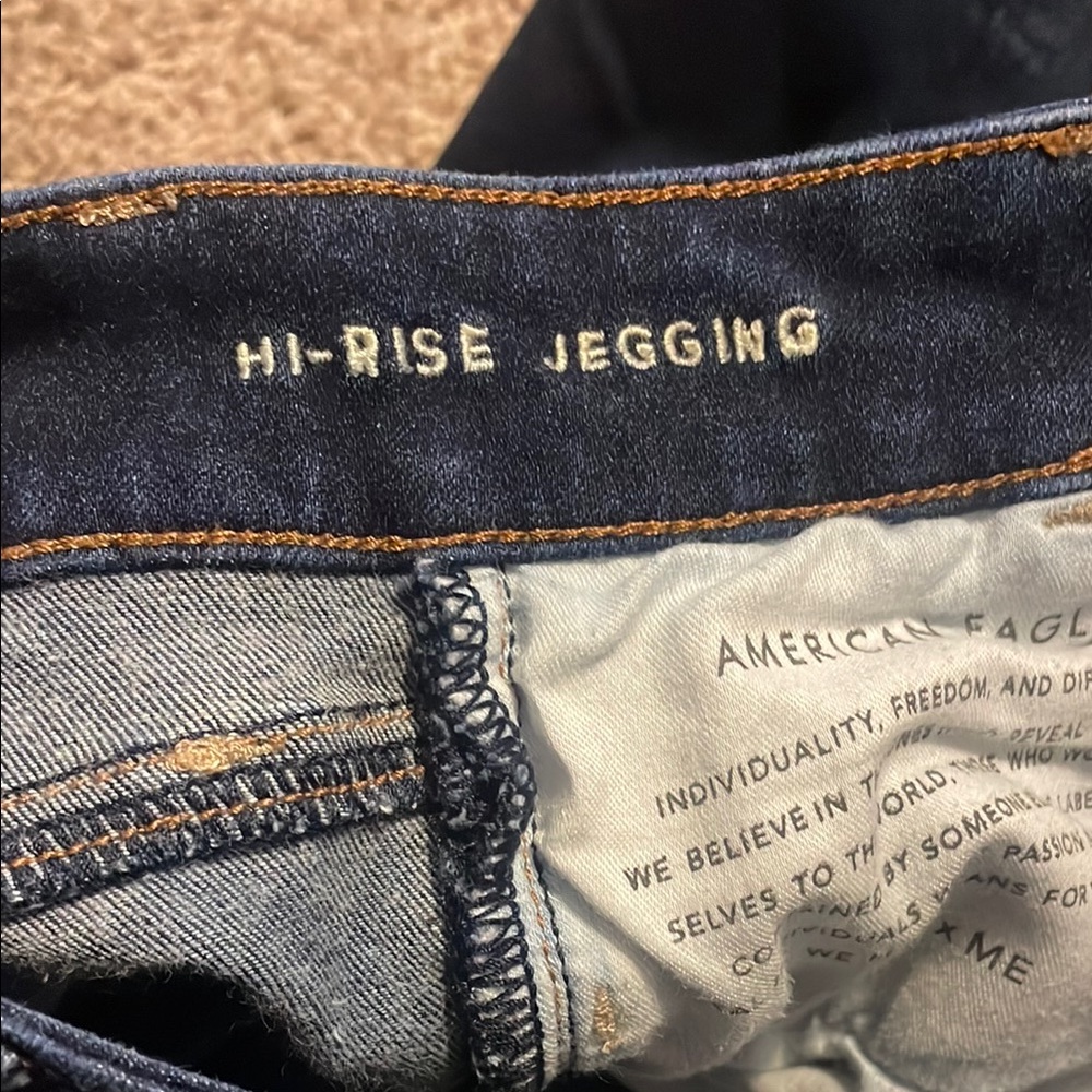 American Eagle jeans size 000 x-short - Picture 3 of 6